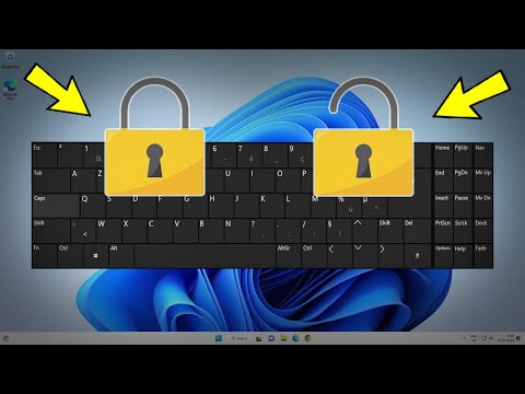 How to Lock & Unlock Keyboard in Windows 11 / 10 / 8 / 7 | Turn On / Off keyboard lock 🔒 / 🔓 ⌨️✅