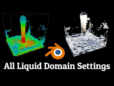 Fluid Simulation(Mantaflow) Domain Settings | Blender 3.2 Tutorial