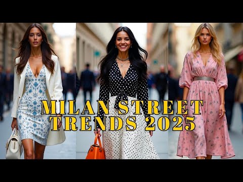 What’s Trending in Milan Right Now? | Street Style 2025: Butter Yellow, Polka Dots, Old Money & More