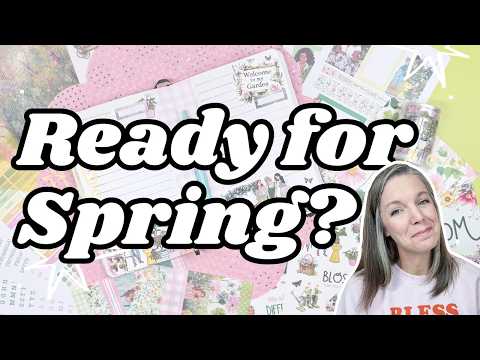 Planner Kit Unboxing + Journal Pages | Rongrong Devoe “In Bloom” March Kit