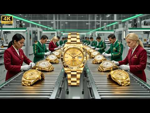 Inside the Rolex Gold Factory: How Pure Gold Turns into a Swiss Luxury Watch (Full Process)