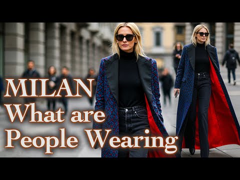 What Are People Wearing in Milan in February 2025. Beautiful Clothing for Women. Slow Fashion