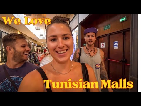 Tunisian Malls Are On Another Level 🇹🇳 | 2023 Tunisia Tunisia Honeymoon Travel Vlog 4K