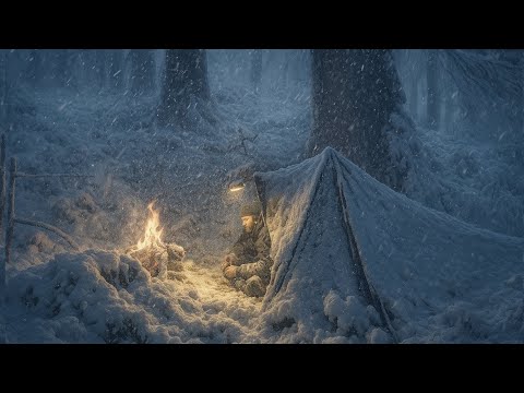 Extreme Survival Challenge | Alone in Deep Snow Blizzard | Ultimate Winter Survival in -25°C