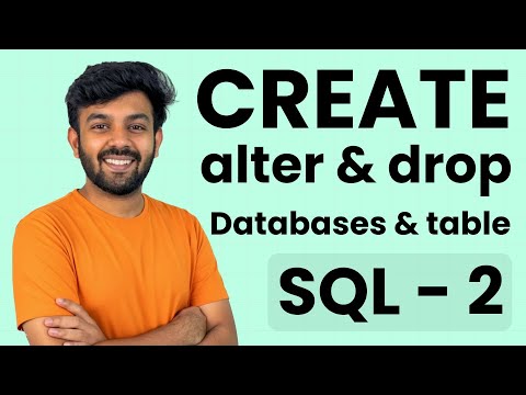 CREATE, ALTER, MODIFY & DROP COMMANDS | MySQL Installation | SQL Mastery Ep - 2 | code io - Tamil