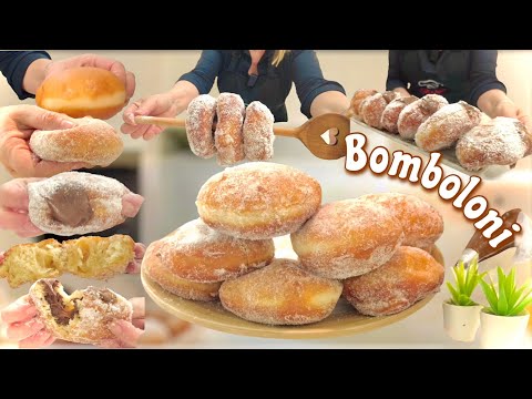 BOMBOLONI soft and dry with Nutella and GRAPFE same dough EVERYONE TO THE TABLE