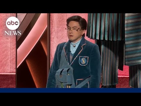 Oscars 2025: Bowen Yang misses memo to coordinate with fellow presenters for best costume