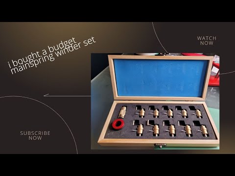 i bought a Budget Mainspring Winder Set