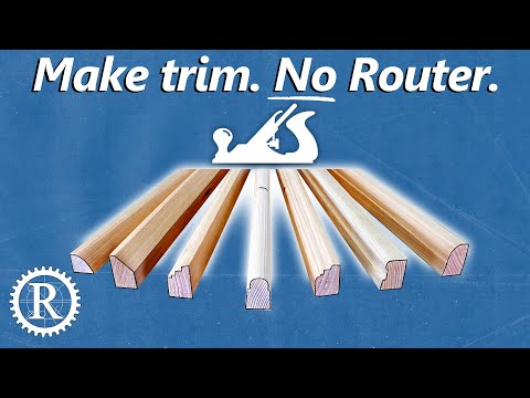 Make beautiful moldings with basic hand tools.