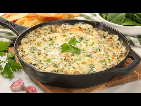 Spinach & Artichoke Dip | Easy & Impressive Holiday Appetizer