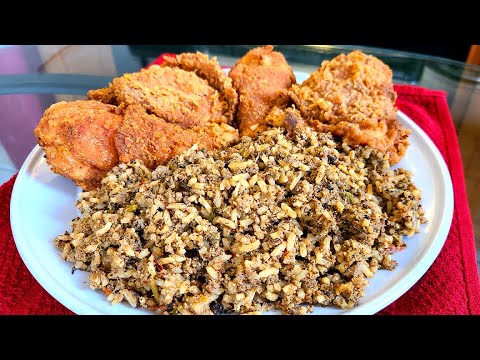 How to make Louisiana Fried Chicken and Dirty Rice from scratch