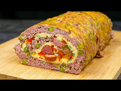 Hackbraten, der alle überraschen wird! Das perfekte Gericht für besondere Anlässe!