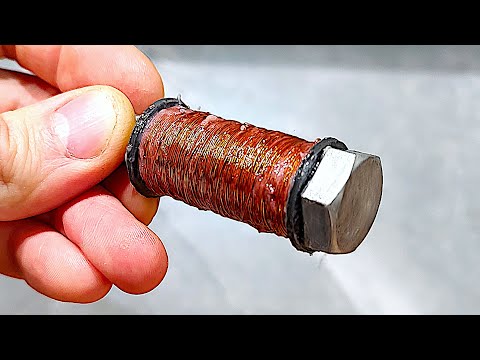 Making a Simple Energy Generator with Neodymium Magnets and Bolt