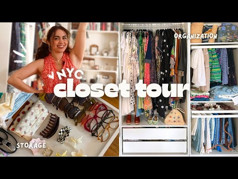 NYC Apartment Closet Tour // *wardrobe of my pinterest dreams!!* ✨
