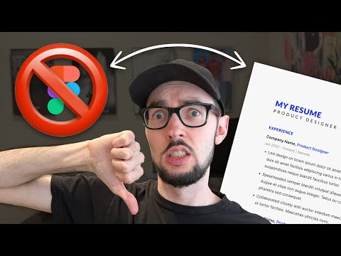 DON'T Design Your Resume in Figma!