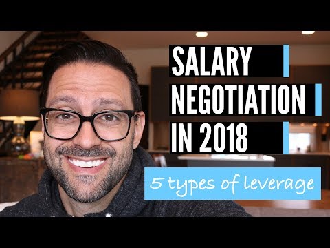 Salary Negotiation (2018) - 5 Types of Leverage to Get a Better Offer