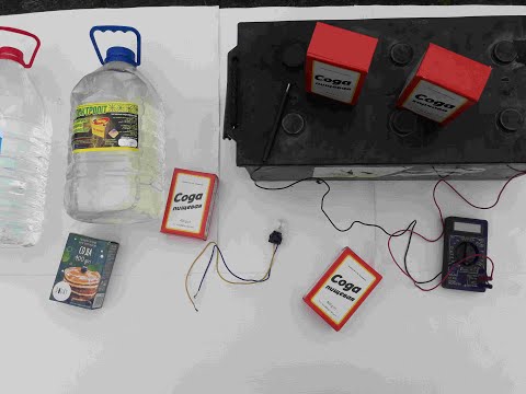 ⚡ Battery recovery with soda. MYTH or REALITY