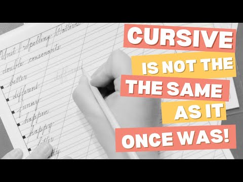 The Cursive Connection Curriculum, Drawing inspiration from the past, Palmer Method, Mary Champion,