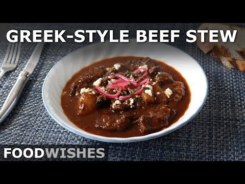 Greek-Style Beef Stew - How to Make an Amazing "Stifado" - Food Wishes