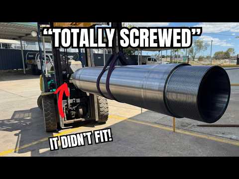 Machining and Installing a GIGANTIC Threaded Connection.