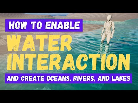 How To Enable Water Interaction - Unreal Engine 5 Tutorial