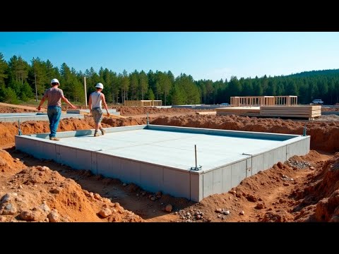 House In 10 DAYS - From Foundation to Roof | Start to Finish
