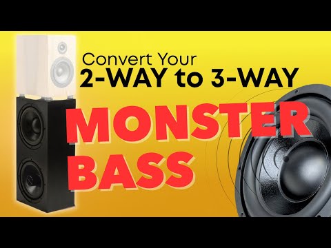 Convert Your 2-way to a MONSTER 3-way With the New CSS Slim Line Bass Module