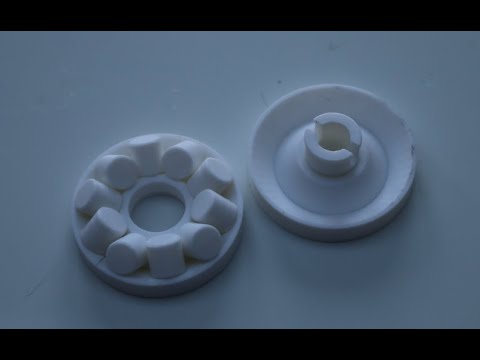 2326 Universal 3D Printed Bearing That Works - Radial Cut