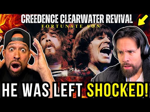 Introducing Belgian Youtuber to CCR Fortunate Son! @AnthonyRaywasn't ready....