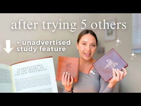 Journaling Bible I Chose for My First Cover-to-Cover Read | hidden study feature, hosanna revival