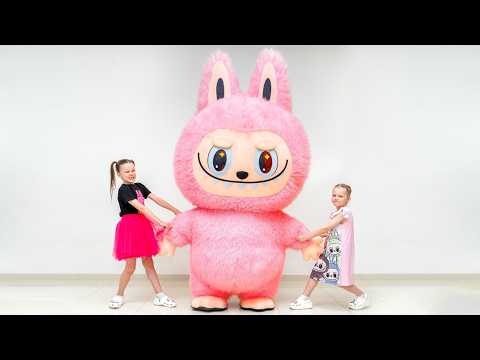😱 Даша Та Стэфі Не Можуть Поділити Labubu Toy — Хто Переможе? | Kids Fun