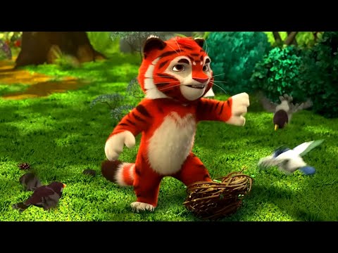 🐯 Лео и Тиг 🦁 — Долой пернатых! — Серия 17 — Развивающий мультфильм о животных