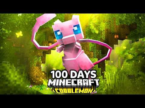 I Spent 100 Days as MYTHICAL TRAINER Pokémon Minecraft VS. my Rival! (Duos Cobblemon)
