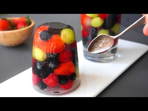 The Most Delicious Quick Transparent Berry Dessert Recipe!