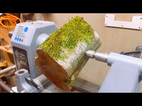 Woodturning - A Weird Shaped Birch Log