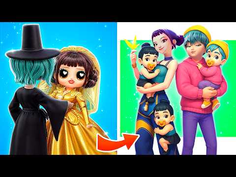 Кейпоп - Охотницы на демонов Зои и Бэйби Саджа растут вместе! Поделки для кукол