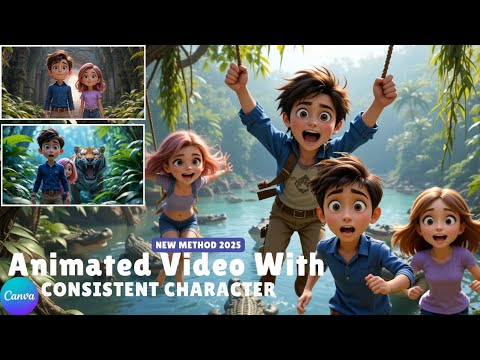 How to Make a Full AI Animated Story with 100% Consistent Characters Using Canva Step-by-Step Guide
