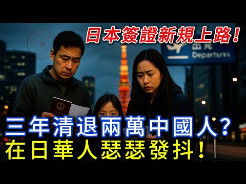 日本簽證新規上路！三年清退兩萬中國人？背後真實原因揭曉