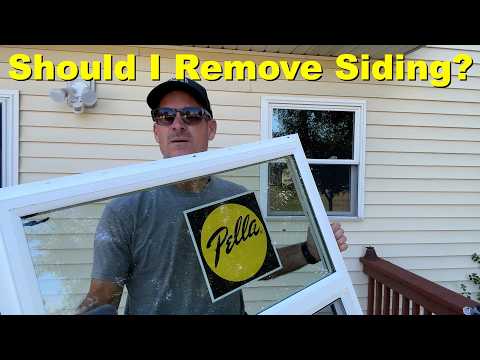 Window Replacement - Should I Remove Siding?
