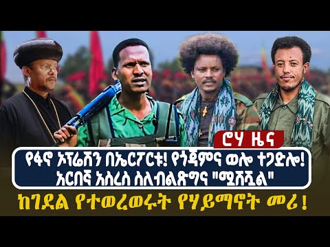 የፋኖ ኦፕሬሽን በኤርፖርቱ!  የጎጃምና ወሎ ተጋድሎ!  አርበኛ አስረስ ስለብልጽግና "ሟሽሿል"  ከገደል የተወረወሩት የሃይማኖት መሪ!