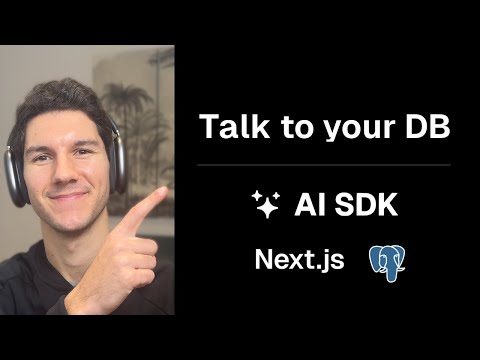 Talk to your database with Next.js and the AI SDK