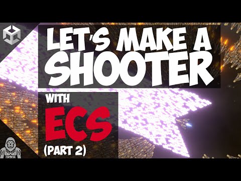 INSANE shooter with WAY too many bullets (Unity ECS Tutorial) - PART 2