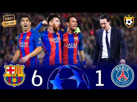 Barcelona destroys PSG with the best comeback in football history🤯🌟💣❯ Barcelona (6-1) PSG ● FHD 🎬