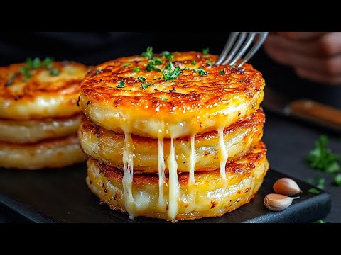 Wenn Sie 3 Kartoffeln und 3 Eier haben, dann bereiten Sie dieses tolle Abendessen in 10 Minuten zu!