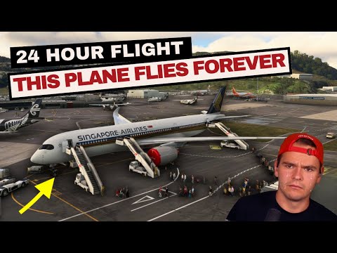 I FLEW 24 HOURS In the Flight Simulator - A350 ULR EXTREME Long Range