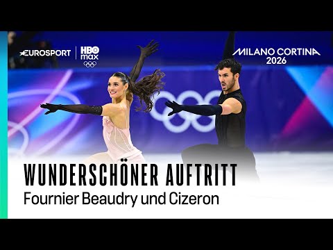 Französisches Paar mit unglaublicher Performance I Olympia 2026 I Eistanz Rhythmustanz