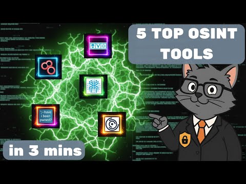 5 FREE OSINT Tools You Need to Know (in 3 mins)
