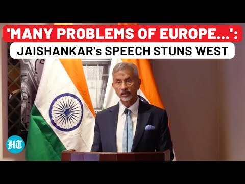 Full Speech: Jaishankar In Europe, Stuns West With Straight Talk- 'Many Problems Of…'| India