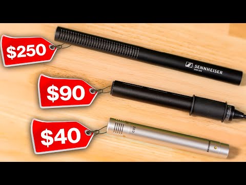 Budget Shotgun Mic Comparison: Sennheiser MKE 600 vs Samson C02 vs Sony ECM-XM1