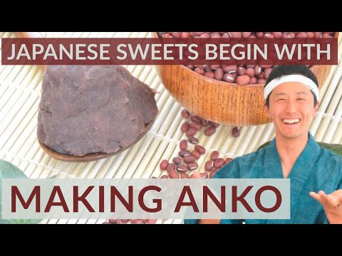 How to make strained Adzuki bean paste Koshian from scratch | Japanese sweets recipe